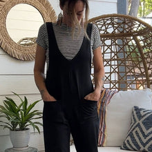 Load image into Gallery viewer, Lynt Pocket Jumper Pants in Black