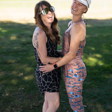 Load image into Gallery viewer, Lynt Printed Pleated Shorts in Giraffe