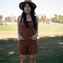 Load image into Gallery viewer, Lynt Camp Shortalls in Terra Cotta