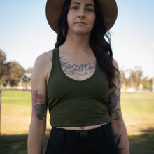 Load image into Gallery viewer, Lynt Pocket Tank in Olive Green