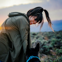Load image into Gallery viewer, Hooded Wrap in Olive Green