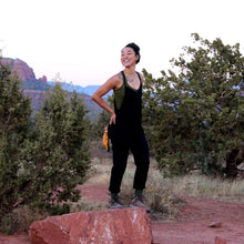 Load image into Gallery viewer, Easy Peasy "Deep V" Jumpsuit in Black