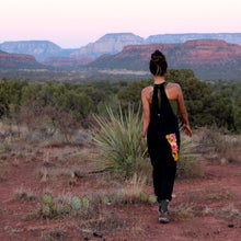 Load image into Gallery viewer, Easy Peasy "Deep V" Jumpsuit in Black