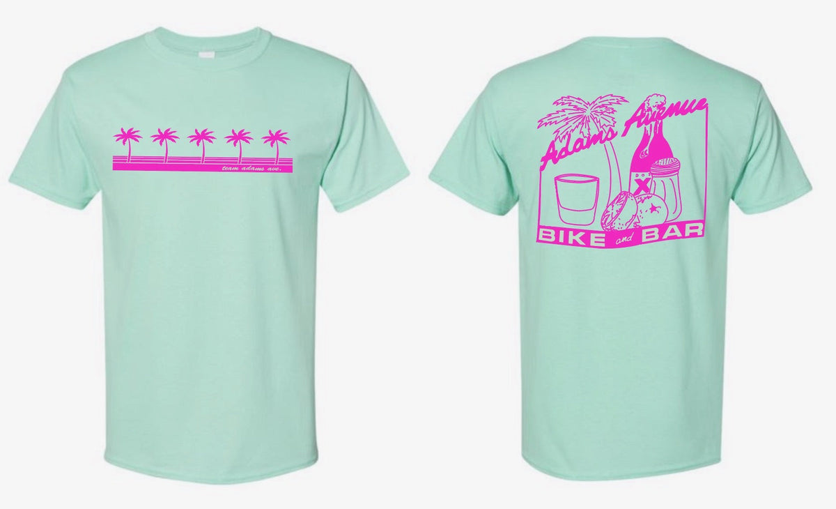 Adams Ave Bikes Vintage Bikes and Bar Tee in Mint