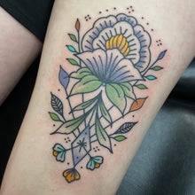 Load image into Gallery viewer, Lynt Crop Tee Collaboration with Meg from Outdoor Traditions Tattoo
