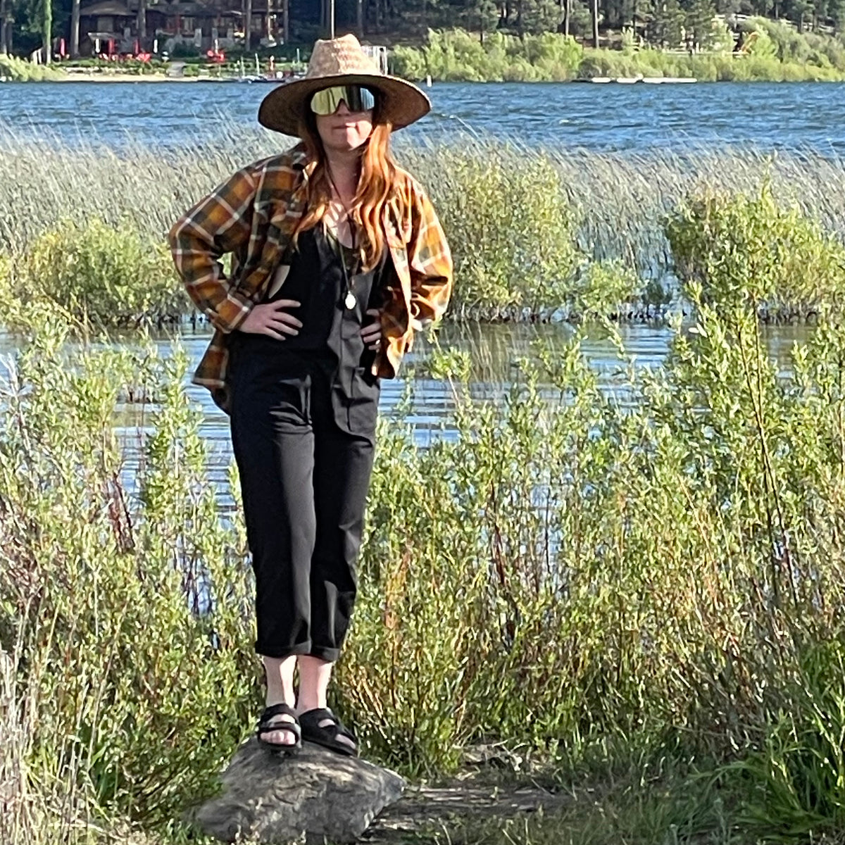 Lynt Pocket Jumper Pants in Black