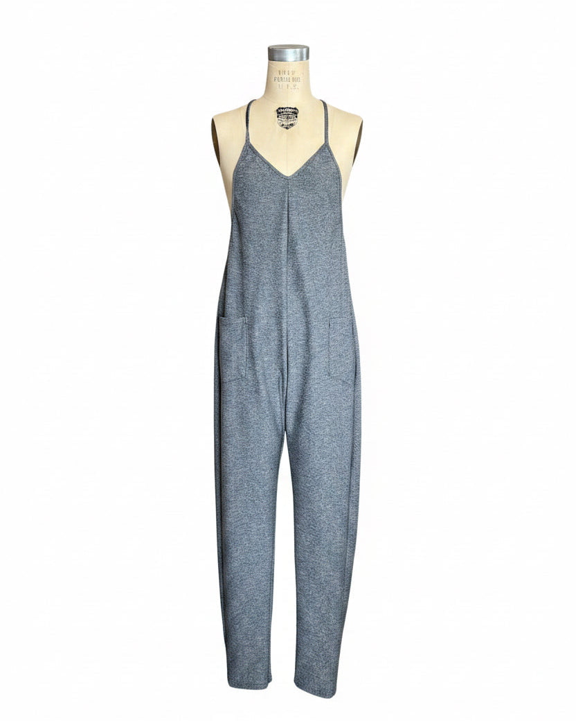Camp Coveralls in Heather Grey