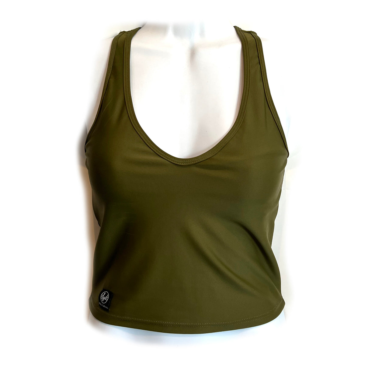 Pocket Tank in Olive Green 