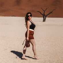 Load image into Gallery viewer, Pleated Shorts in Terra Cotta
