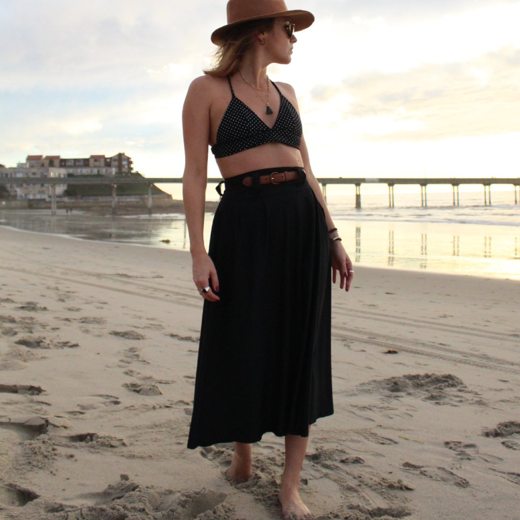 Lynt The Ultimate Maxi Skirt in Black