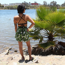 Load image into Gallery viewer, Lynt High Waisted Shorts in Banana Leaf
