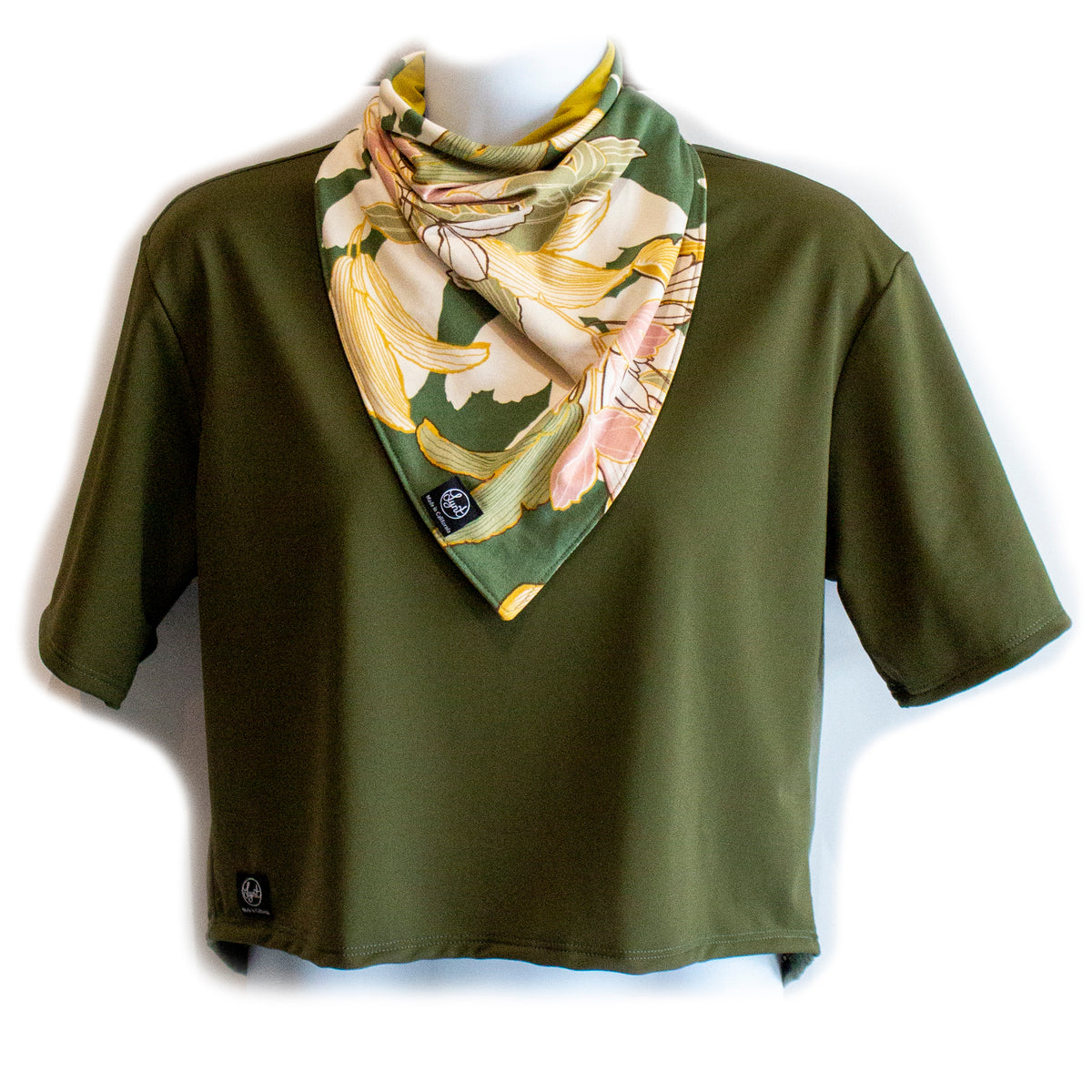 Lynt Crop Tee Olive