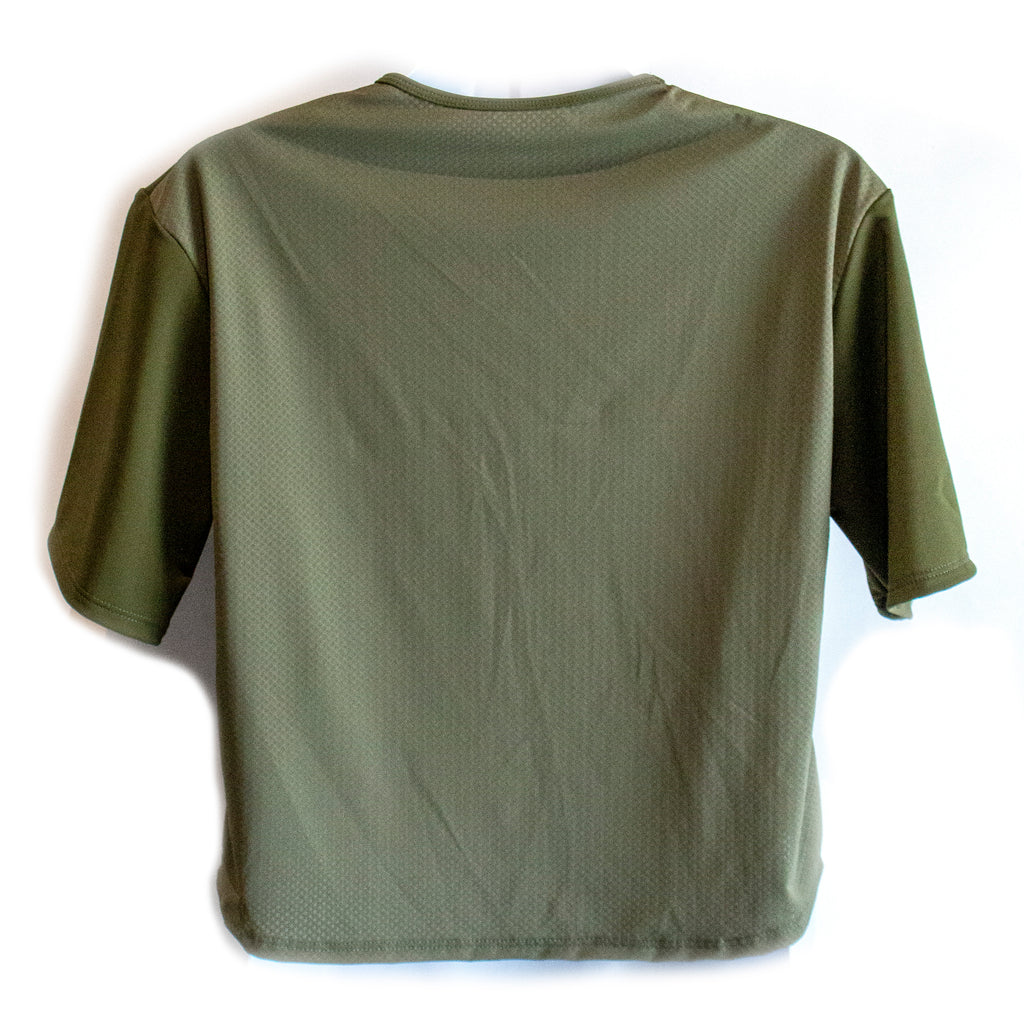 Lynt Crop Tee Olive