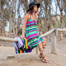 Load image into Gallery viewer, Lynt The Default Dress in Serape Stripe
