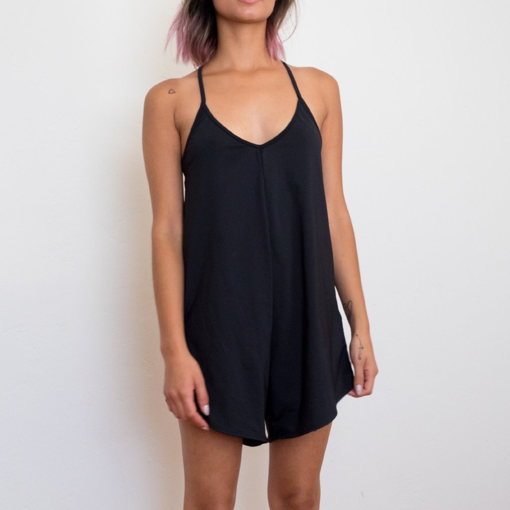 Crisscross Strap Romper